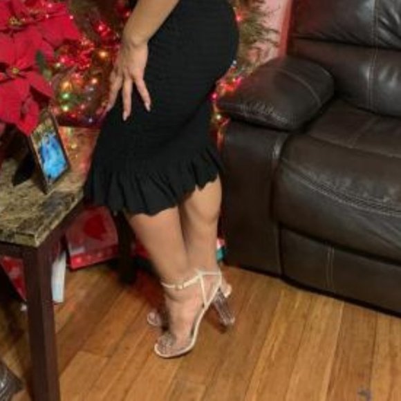 CLEAR JEWELED HEELED SANDALS SHOES SANDAL HIGH HEELS - Picture 12 of 15